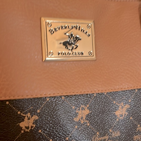 Beverly Hills Polo Club Brown Women’s Shoulder Purse - Picture 3 of 6